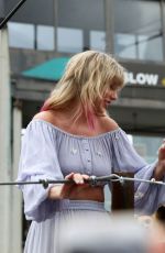 TAYLOR SWIFT at Kelsey Montague What Lifts You Up Mural Unveiling in Nashville 04/25/2019