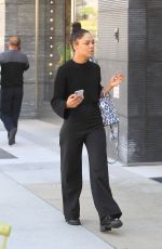 TESSA THOMPSON Shopping on Rodeo Drive in Beverly Hills 04/17/2019