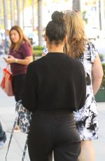 TESSA THOMPSON Shopping on Rodeo Drive in Beverly Hills 04/17/2019