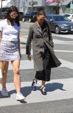 THANDIE NEWTON Out Shopping in Beverly Hills 04/01/2019