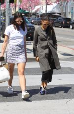 THANDIE NEWTON Out Shopping in Beverly Hills 04/01/2019