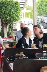 THYLANE BLONDEAU and Milane Meritte at Fred Segal in West Hollywood 04/27/2019