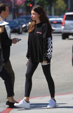THYLANE BLONDEAU and Milane Meritte Out for Lunch in Beverly Hills 04/23/2019