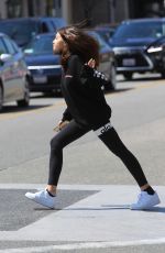THYLANE BLONDEAU and Milane Meritte Out for Lunch in Beverly Hills 04/23/2019