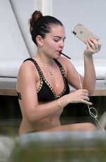 THYLANE BLONDEAU in Bikini in Miami Beach 04/03/2019