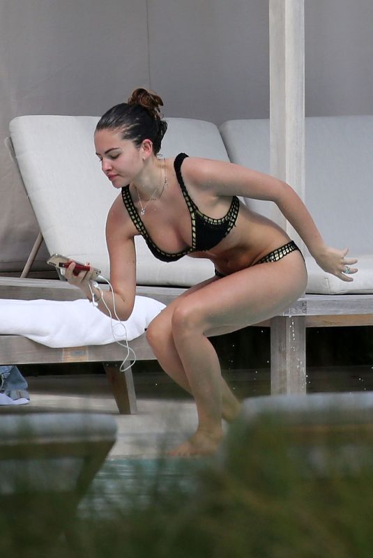 THYLANE BLONDEAU in Bikini in Miami Beach 04/03/2019