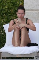 THYLANE BLONDEAU in Bikini in Miami Beach 04/03/2019