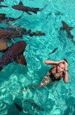 THYLANE BLONDEAU in Swimwear on Vacation in Bahamas 04/01/2019