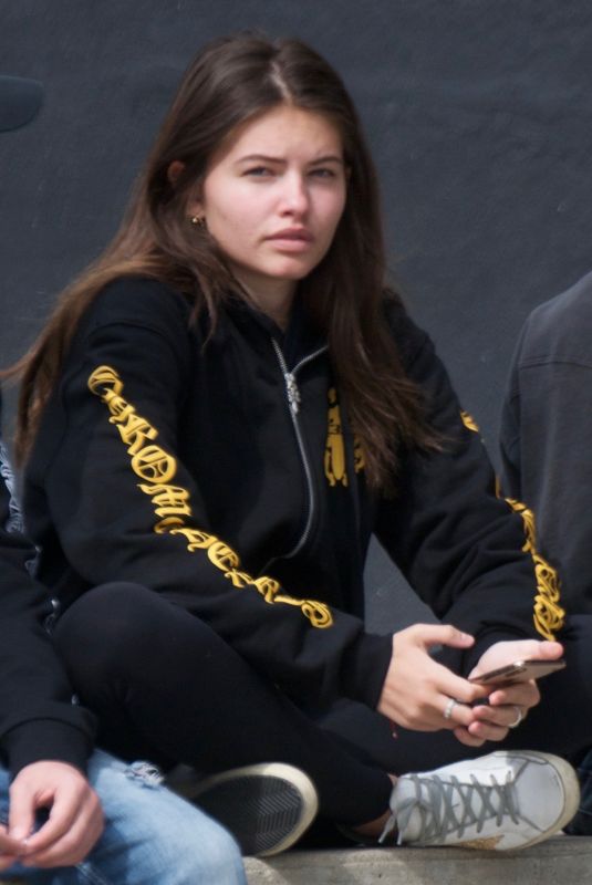 THYLANE BLONDEAU Out and About in West Hollywood 04/16/2019