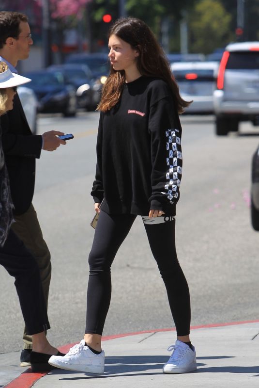 THYLANE BLONDEAU Out for Lunch in Beverly Hills 04/23/2019