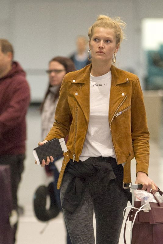 TONI GARRN at Airport in Montreal 04/29/2019
