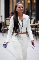 TULISA CONTOSTAVLOS Arrives at BBC Radio to Promotes Her New Single 