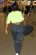 TULISA CONTOSTAVLOS at Heathrow Airport in London 04/11/2019
