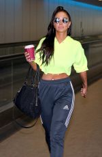 TULISA CONTOSTAVLOS at Heathrow Airport in London 04/11/2019