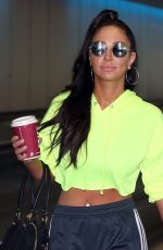 TULISA CONTOSTAVLOS at Heathrow Airport in London 04/11/2019