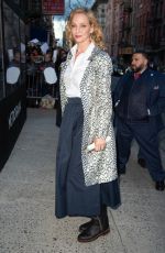 UMA THURMAN Arrives at Chambers Premiere in New York 04/15/2019