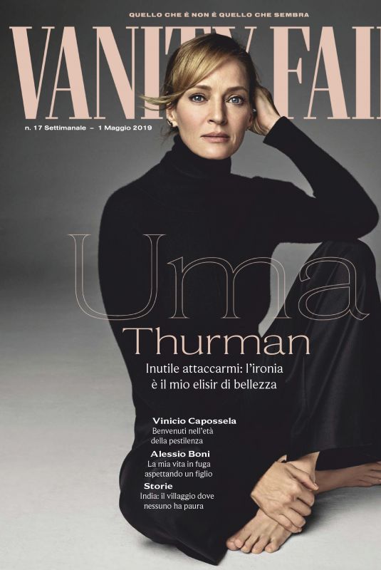 UMA THURMAN in Vanity Fair, Italy May 2019