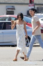 VANESSA HUDGENS and Austin Butler at Blue Bottle Coffee in Los Angeles 04/10/2019
