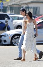 VANESSA HUDGENS and Austin Butler at Blue Bottle Coffee in Los Angeles 04/10/2019