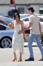 VANESSA HUDGENS and Austin Butler at Blue Bottle Coffee in Los Angeles 04/10/2019