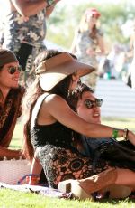VANESSA HUDGENS and Austin Butler at Coachella in Indio 04/12/2019