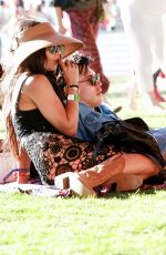 VANESSA HUDGENS and Austin Butler at Coachella in Indio 04/12/2019