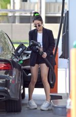 VANESSA HUDGENS at a Gas Station in Los Angeles 04/02/2019