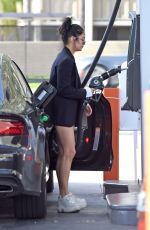 VANESSA HUDGENS at a Gas Station in Los Angeles 04/02/2019