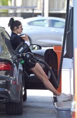 VANESSA HUDGENS at a Gas Station in Los Angeles 04/02/2019