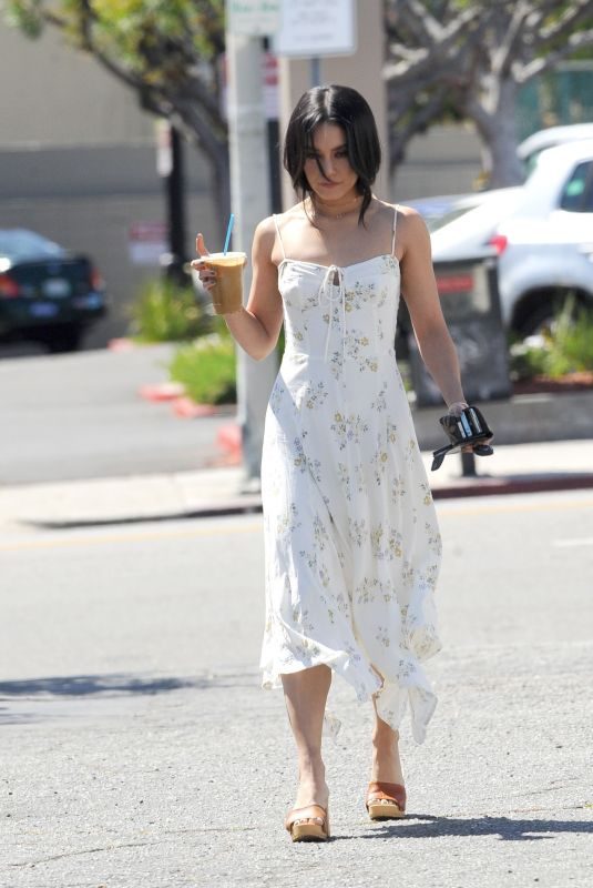 VANESSA HUDGENS at Blue Bottle Coffee in Los Angeles 04/10/2019