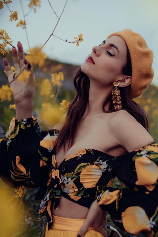 VICOTRIA JUSTICE at a Photoshoot, April 2019