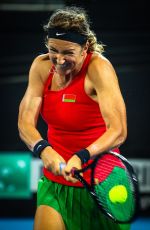 VICTORIA AZARENKA at Australia vs Belarus Fed Cup Match in Brisbane 04/20/2019