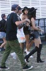 VICTORIA JUSTICE and Reeve Carney Out at Coachella 04/13/2019