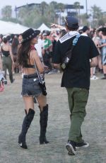VICTORIA JUSTICE and Reeve Carney Out at Coachella 04/13/2019