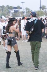 VICTORIA JUSTICE and Reeve Carney Out at Coachella 04/13/2019