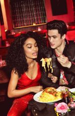 YARA SHAHIDI and Charles Melton in Cosmopolitan Magazine, May 2019