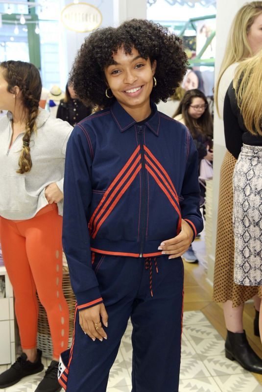 YARA SHAHIDI at Aerie x Aly Raisman Collection Launch in New York 04/06/2019