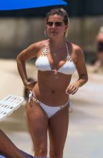 ZARA HOLLAND in White Bikini at a Beach in Barbados 04/15/2019