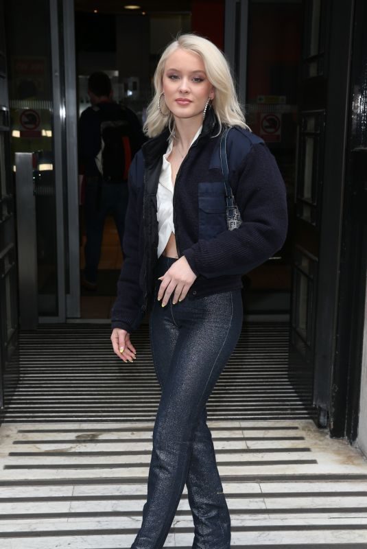 ZARA LARSSON at BBC Radio 2 Studios in London 03/28/2019