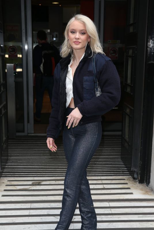 ZARA LARSSON at BBC Radio 2 Studios in London 03/28/2019