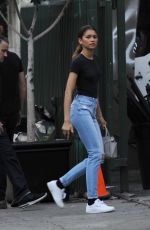 ZENDAYA COLEMAN in Denum Out in Los Angeles 04/06/2019