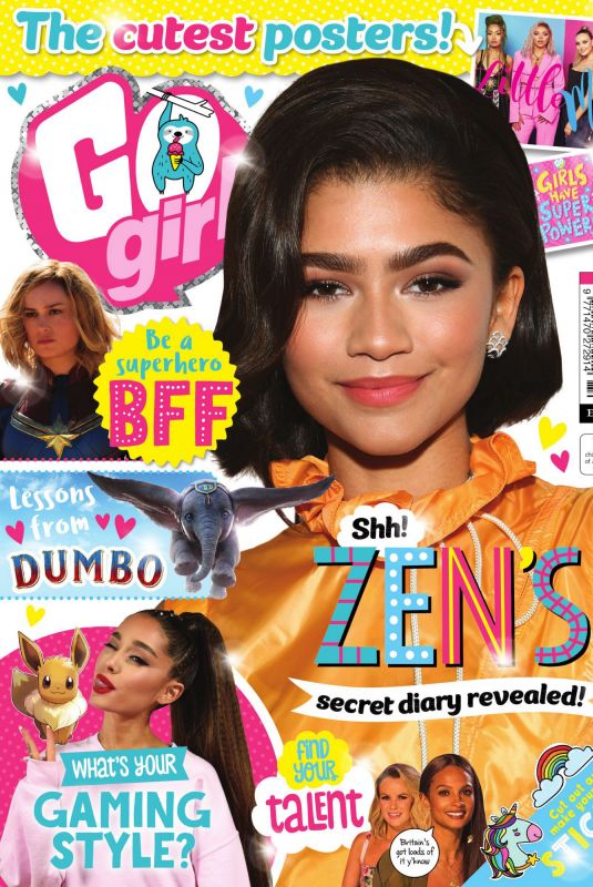 ZENDAYA in Go Girl Magazine, 2019
