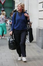 ZOE BALL Leaves BBC Studios in London 04/23/2019