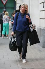 ZOE BALL Leaves BBC Studios in London 04/23/2019