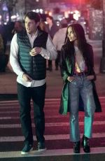 ZOE KRAVITZ on the Set of High Fidelity in New York 04/19/2019