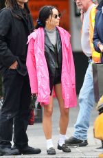 ZOE KRAVITZ Out and About in New York 04/20/2019