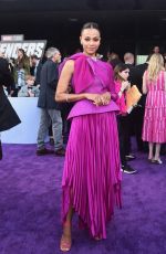 ZOE SALDANA at Avengers: Endgame Premiere in Los Angeles 04/22/2019