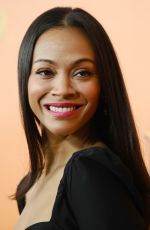 ZOE SALDANA at Missing Link Premiere in New York 04/07/2019