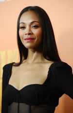 ZOE SALDANA at Missing Link Premiere in New York 04/07/2019