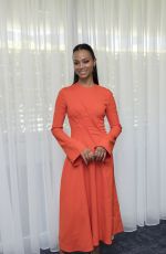ZOE SALDANA at The Missing Link Press Conference in Beverly Hills 03/30/2019